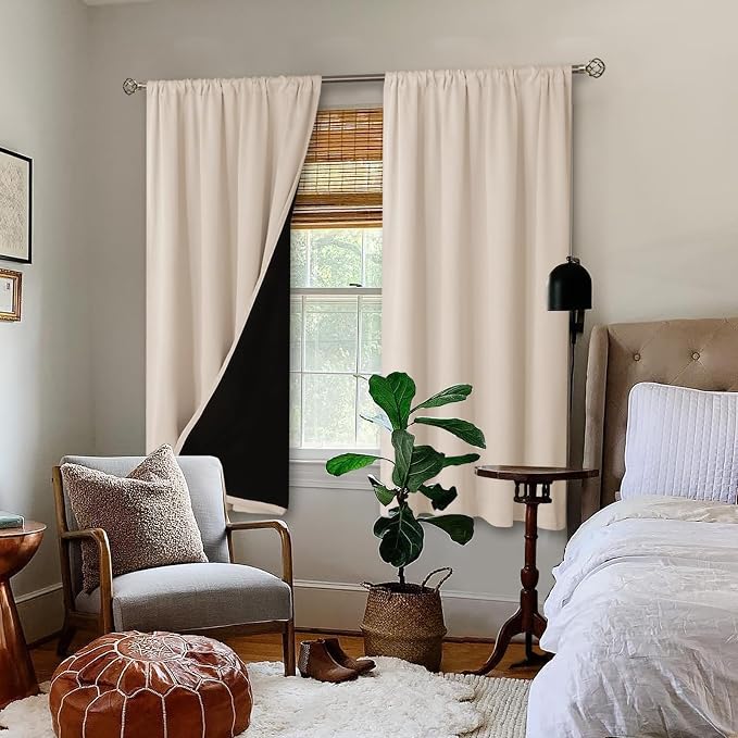 BGment Champagne Blackout Curtains - Image 2