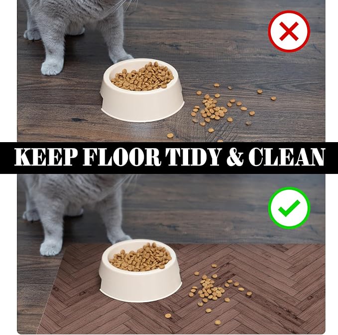 Dog Food Mats for Floors Absorbent, Pet Cat Food Mat - Image 5