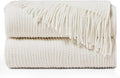 inhand Throw Blanket for Couch Bed, Chunky Chenille Woven Soft Blankets by inhand