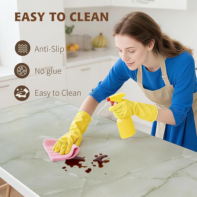 2-Layer Drawer and Shelf Liner for Kitchen Cabinet: 12in X 20Ft Non Slip - Image 4