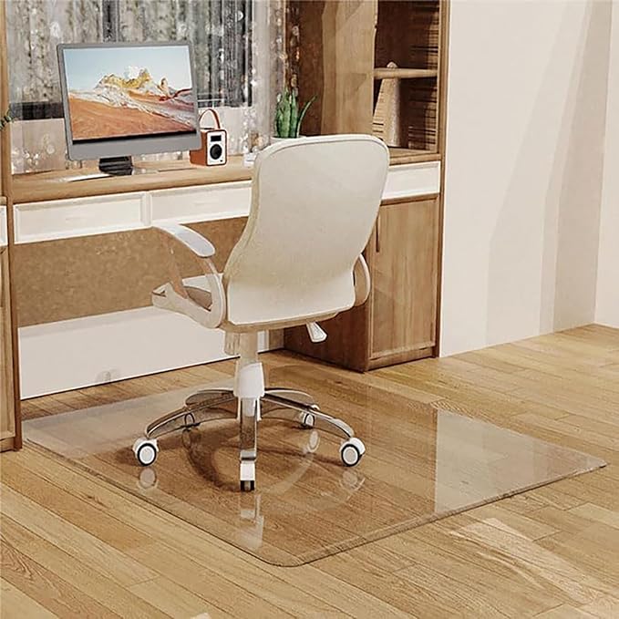 Office Chair Mat 48" x 60" for Carpet and Hardwood Floor, Beveled Edge for a - Image 6