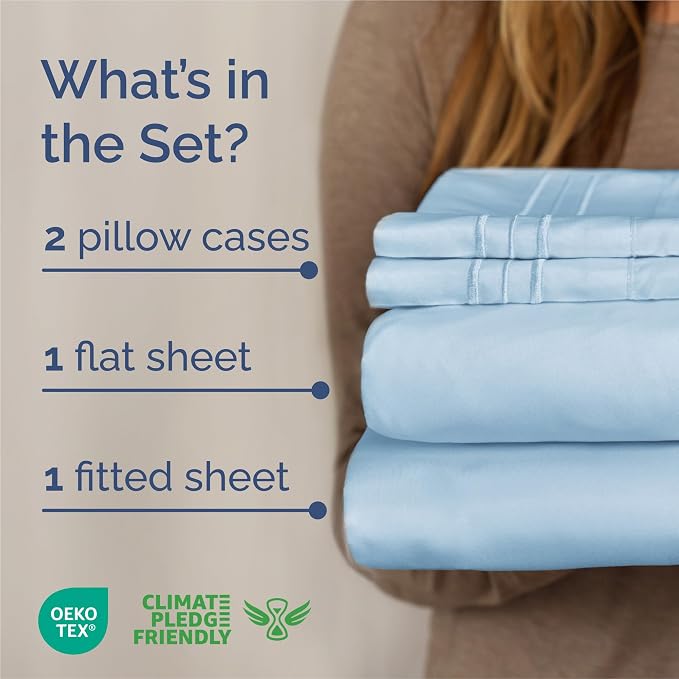 King Size 4 Piece Sheet Set - Image 2