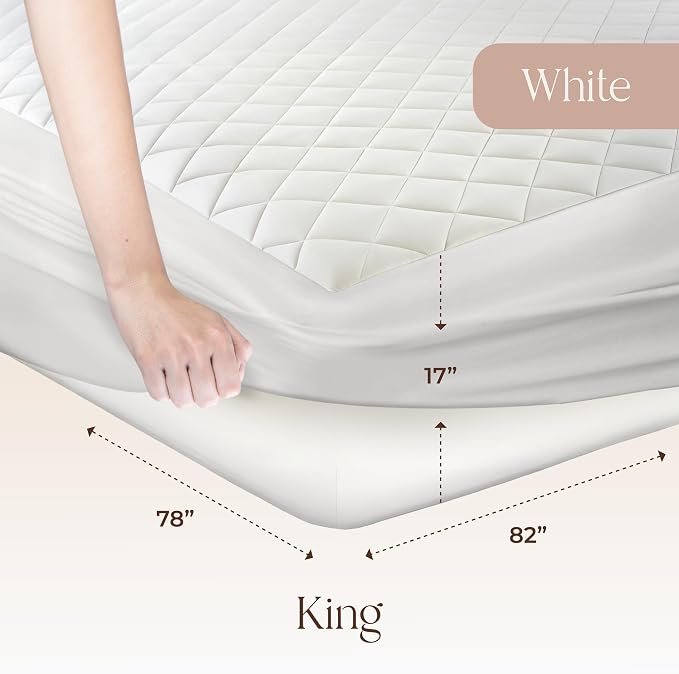 Whisper Organics Luxury Quilted Mattress Cover - Image 2