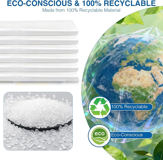 3 Pack Premium Plastic Drop Cloths - Image 6
