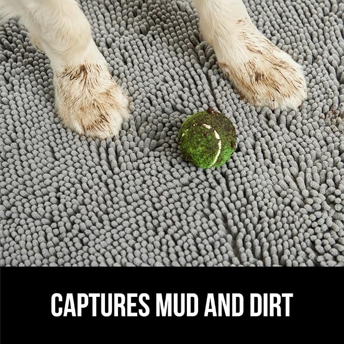 GORILLA GRIP SOAKSTOPPER Dog Door Mat, Machine Washable Rug Absorbent Doormat - Image 4