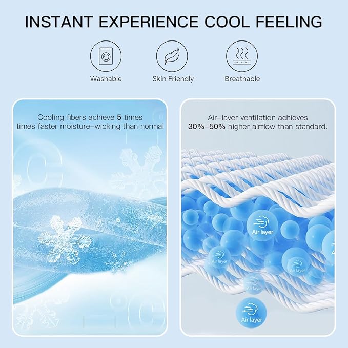 Cooling Mattress Topper King Size - Image 4