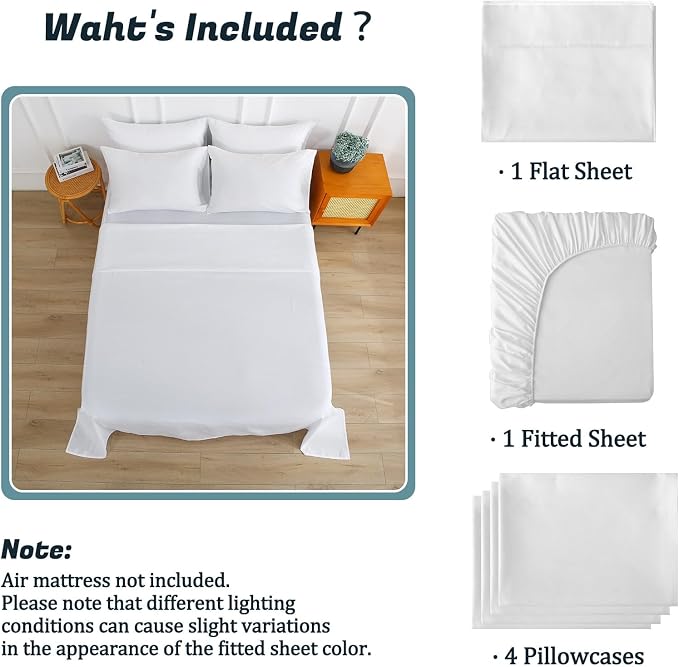 Extra Deep Pocket Full Sheet Set - Image 4