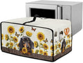 Dachshund Dog Sunflower Butterfly Print Microwave Oven Dust Cover Dustproof by HwzdsyxlCreativeHomeDecor