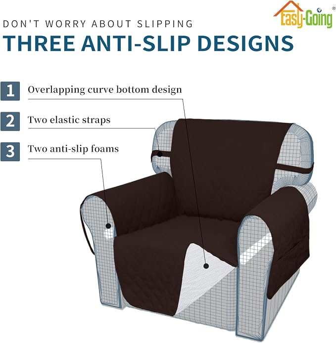 Easy-Going Sofa Slipcover Oversized Sofa Cover Waterproof Couch Cover Furniture - Image 4