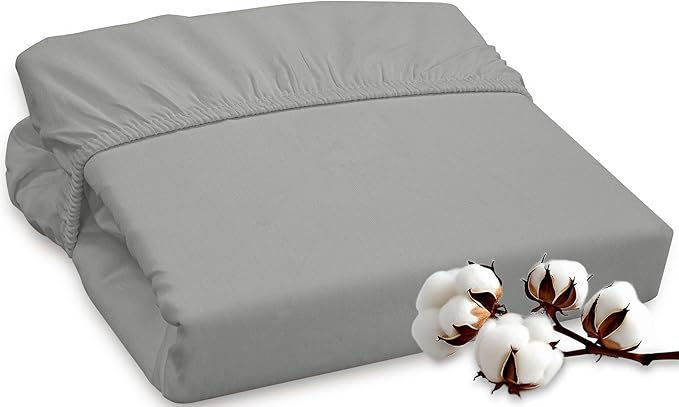 ROYALE LINENS 300 Thread Count 100% Long Staple Combed Cotton Fitted Sheet Twin by ROYALELINENS