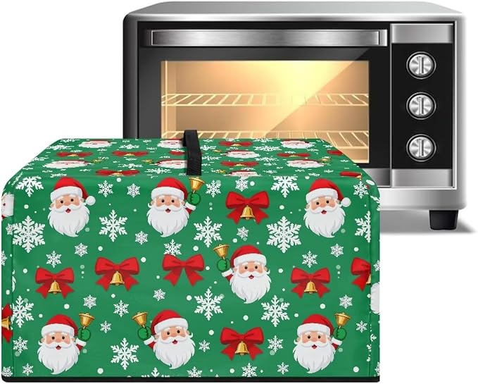 Microwave Oven Dust Cover, Christmas Santa Claus Heat-Resistant Waterproof - Image 2