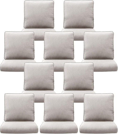 10-Piece Outdoor Patio Cushion Set by Pugire
