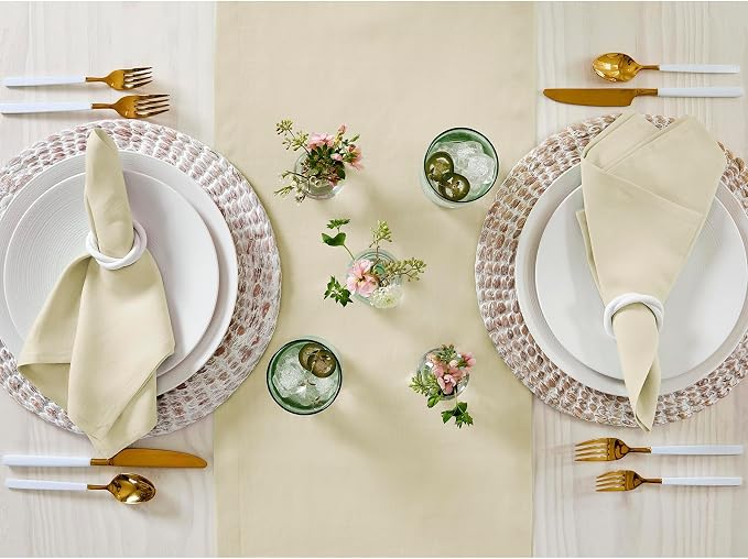 Solino Home Linen Table Runner 120 Inches Long - Image 9