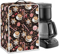 Coffee Maker Cover Christmas Coffee Machine Dust Cover Washable Folding Xmas by Unknown