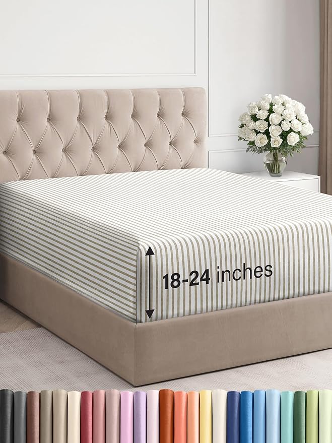 Extra Deep Full Fitted Sheet by CGKUnlimited