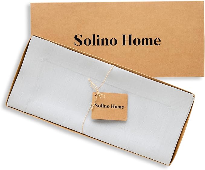 Solino Home Linen Table Runner 90 Inches Long - Image 5