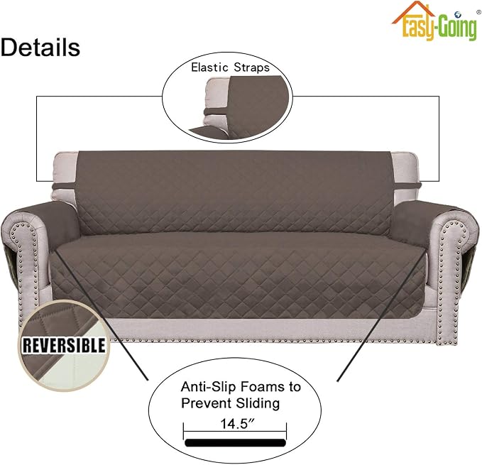 Easy-Going Reversible Oversized Couch Cover - Image 3
