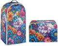 Bright Blossoms Kitchen Blender Cover Toaster Cover Boho Mandala Floral 2 Slice by Pointodoor