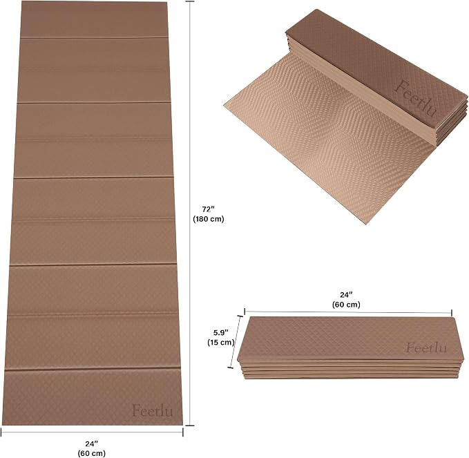 Foldable Yoga Exercise Mat – Lightweight, and Easy to Store - Image 2