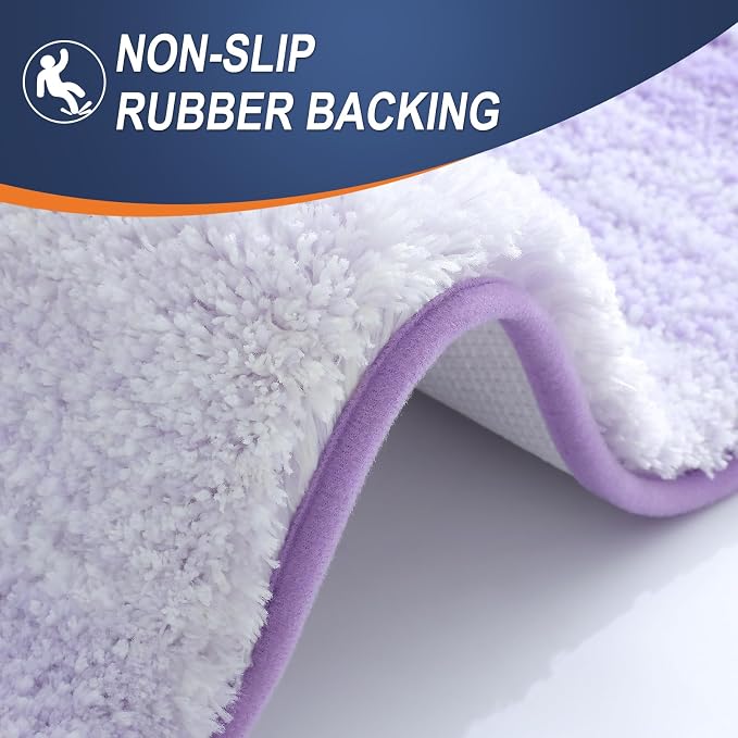 OLANLY Bathroom Rugs Mat 30x20, Extra Soft Absorbent Microfiber Bath Rugs - Image 5