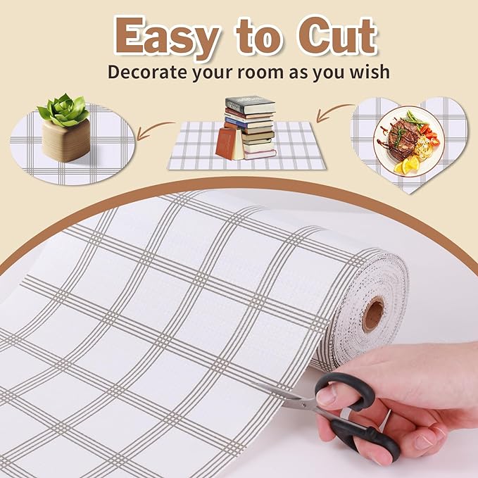 Drawer and Shelf Liner for Kitchen Cabinet: 17 in X 20 Ft Non Slip Waterproof - Image 4
