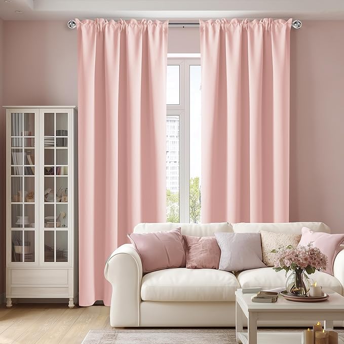 DWCN Blackout Curtains – Thermal Insulated, Energy Saving & Noise Reducing - Image 2