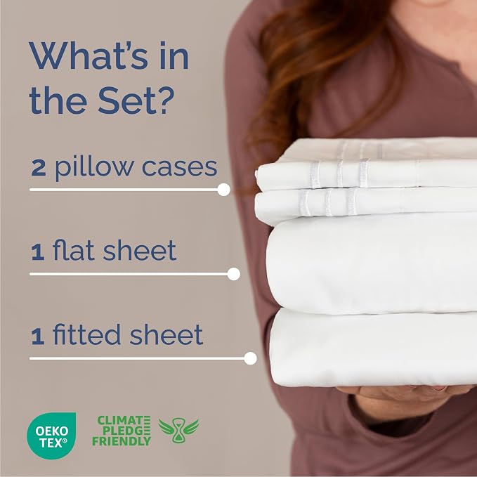 Cal King Size 4 Piece Sheet Set - Image 2