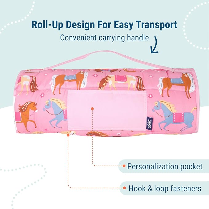 Wildkin 43-inch Kids Nap Mat – Soft Microfiber Toddler Sleeping Mat - Image 3