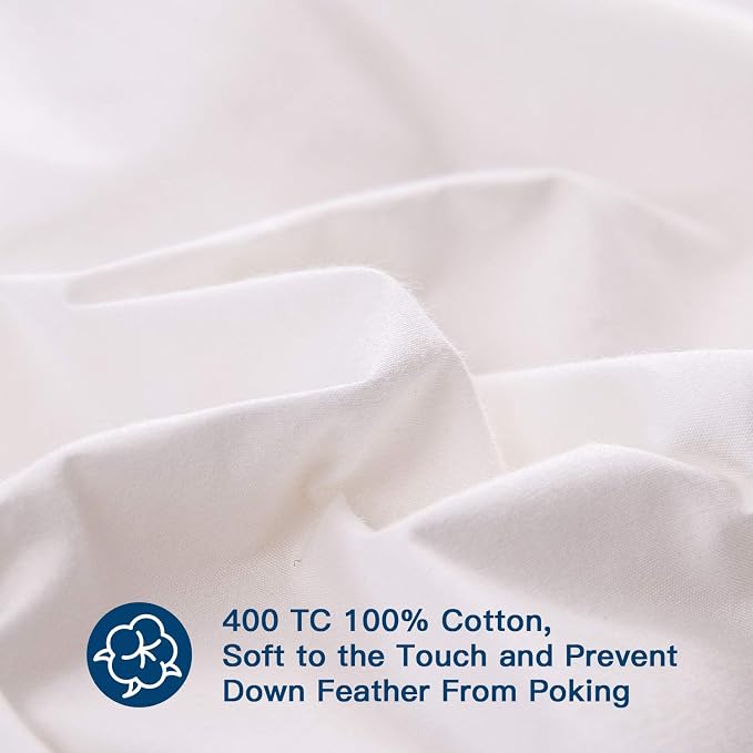 ELEMUSE Cal King Size Extra Thick Fusion Goose Down Feather Filled Mattress - Image 5