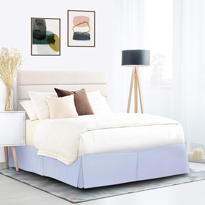 Nestl Ice Blue Full Bed Skirt - Image 9