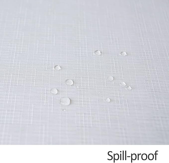 maxmill Square Jacquard Tablecloth Waterproof Spillproof Wrinkle Resistant Soft - Image 5