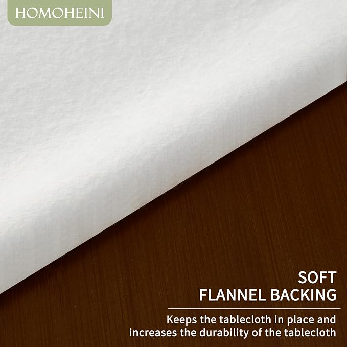 Rectangle Table Cloth, 100% Waterproof Tablecloth Oil Proof Spill Proof Vinyl - Image 5