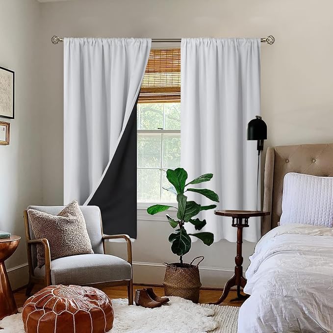 BGment 100% Blackout Curtains 63 Inch Length - Image 2