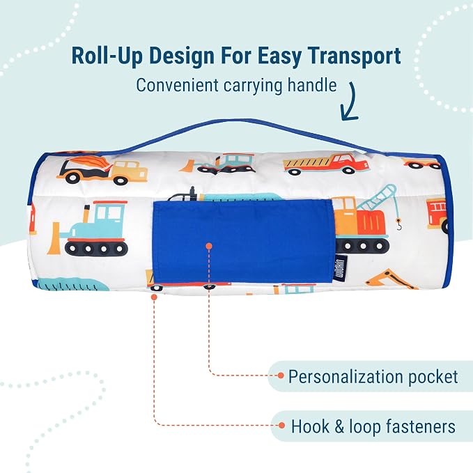 Wildkin 43-inch Kids Nap Mat – Soft Microfiber Toddler Sleeping Mat - Image 3