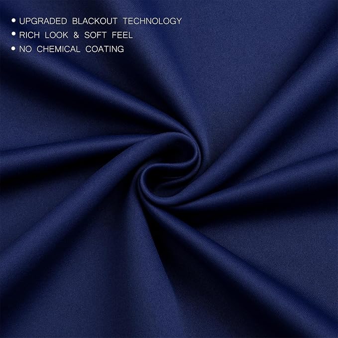 MIUCO 1 Pair Thermal Insulated Grommet 52-Inch-by-84-Inch Blackout Window - Image 4