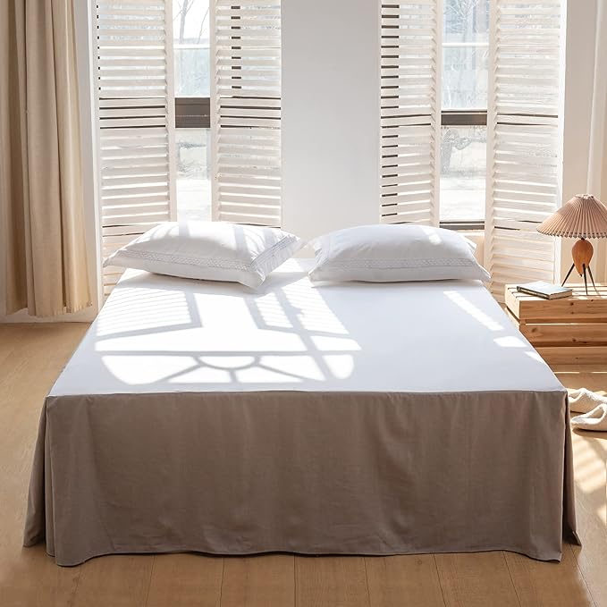 BISELINA French Linen Bed Skirt by BISELINA