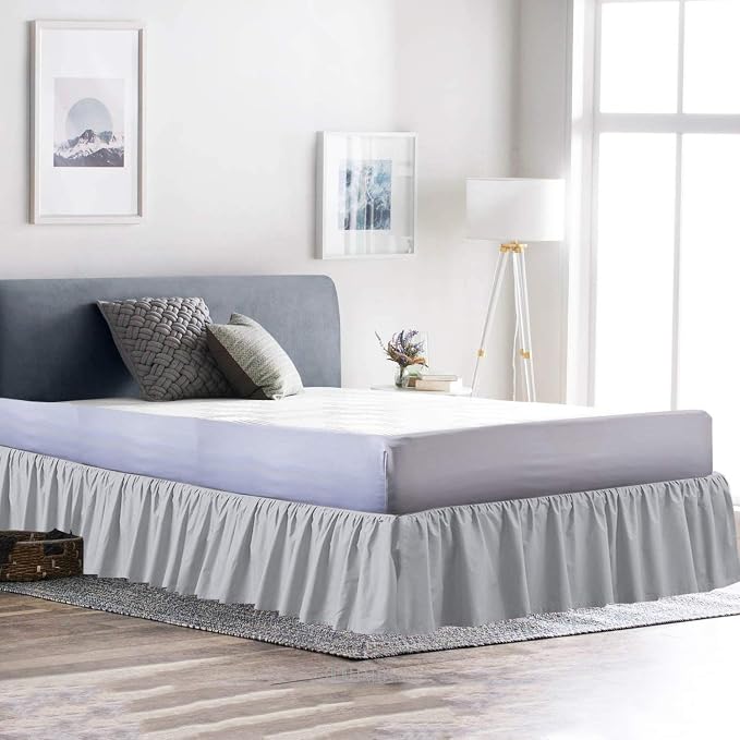 Ruffled Bed Skirt 18 Inch Drop Dust Ruffle - Image 2