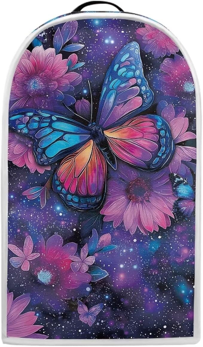 Talayituse Butterfly Galaxy Flower Print Blender Dust Cover, Fingerprint by Unknown
