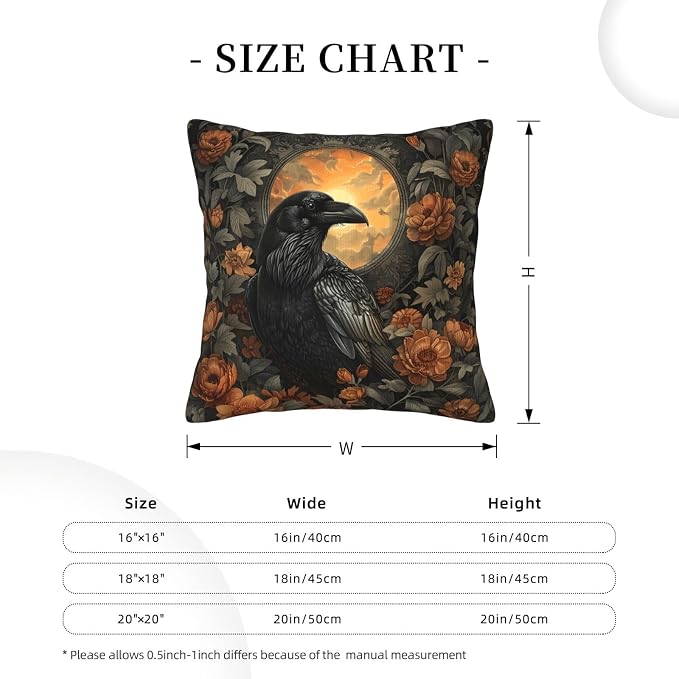 Mystical Raven Art Print Decor, William Morris Abstract Vintage Floral Design - Image 3