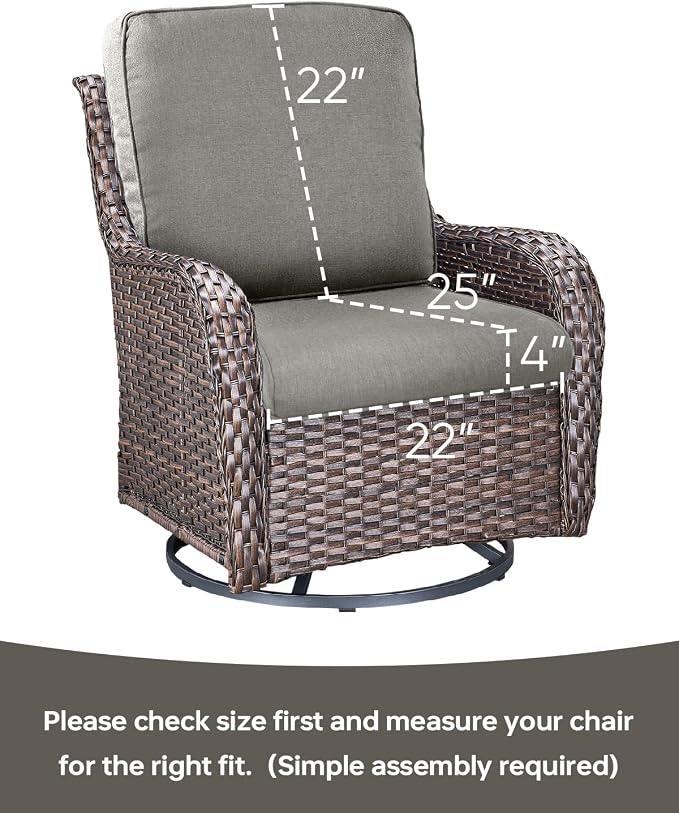 Pop 22x25/22x24 Outdoor Chair Cushions Set of 4 - Image 3