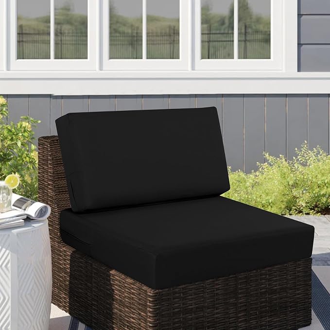 idee-home Outdoor Cushions for Patio Furniture, Outdoor Seat Cushion, - Image 2