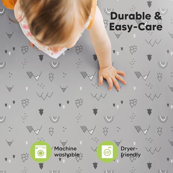 2-Pack Mini Crib Sheets Fitted - Image 7