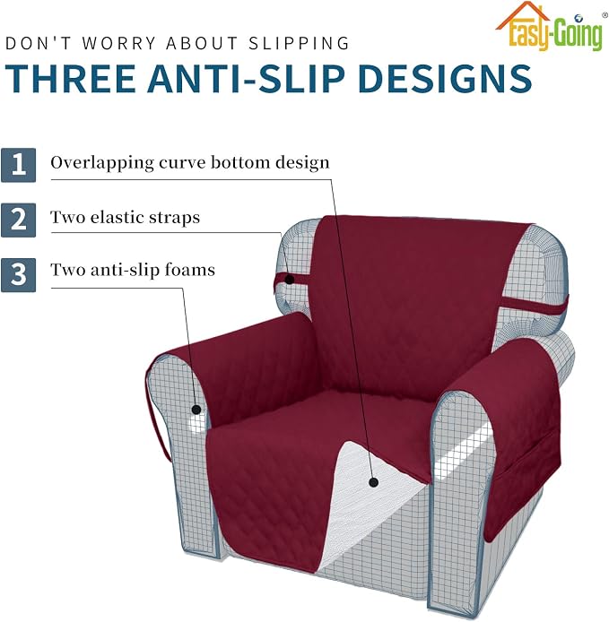 Easy-Going Sofa Slipcover Chair Cover Waterproof Couch Cover Washable Sofa - Image 4