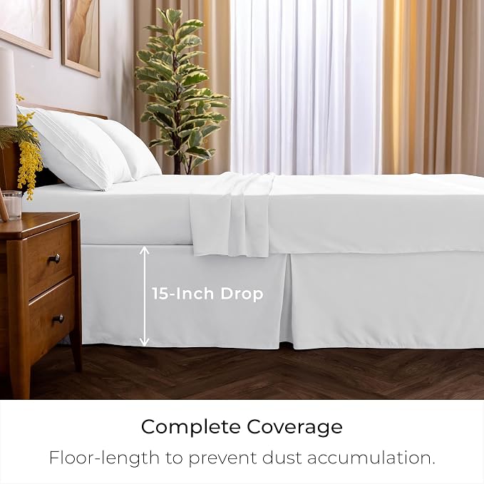 Mellanni Bed Skirt Full Size - Image 2