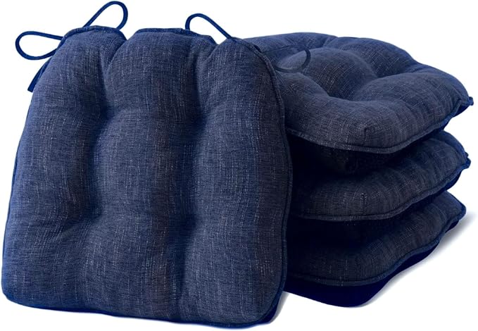 Chair Cushions for Dining Chairs Set of 4, Kitchen Chair Cushions, Chair Pads by IPYNBAP