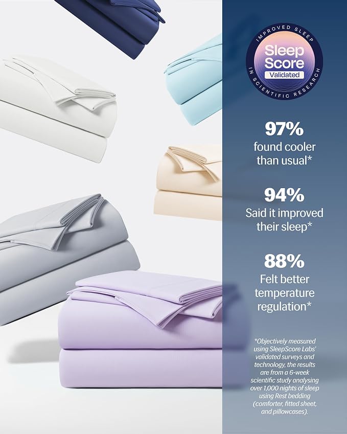 REST® Evercool®+ Starter Sheet Set, Breathable Bed Sheet - Image 8