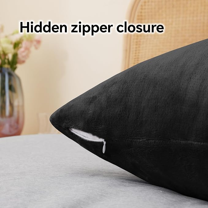 BEDELITE Flannel Pillow Cases Queen Size Set of 2, Super Soft Fleece Pillowcases - Image 6