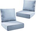 Outdoor Seat Cushion Set-24 x 24 x 6 Inch Outdoor Chair Cushions Set of 2 by NatureComfyOutdoorFurniture