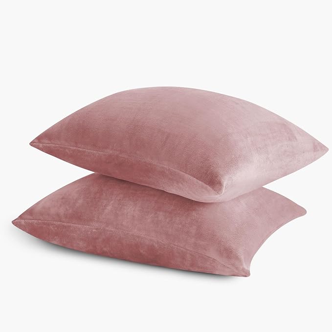 BEDELITE Flannel Pillow Cases Queen Size Set of 2, Super Soft Fleece Pillowcases - Image 9