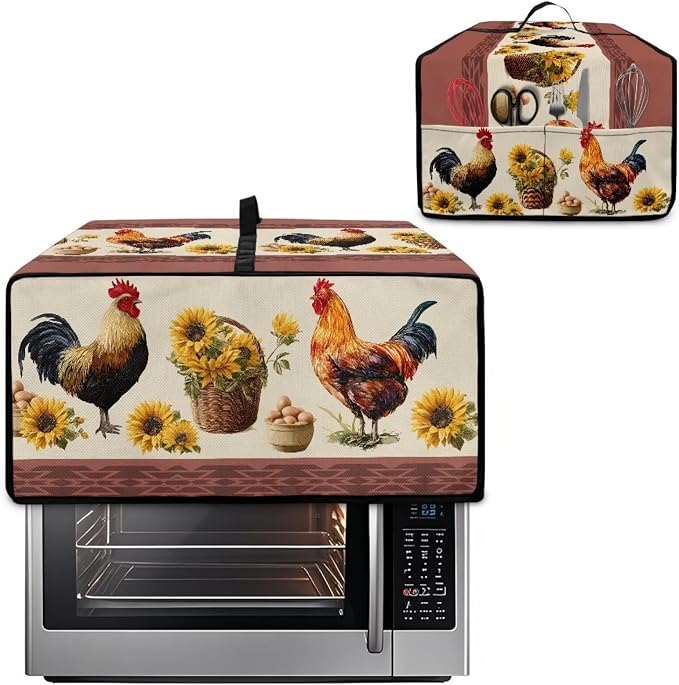 Air Fryer Toaster Oven Dust Cover Washable Convection Oven Cover Farmhouse - Image 2